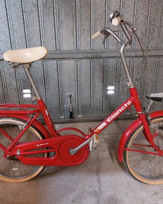 Bicicletta Bianchi Aquiletta 20 pieghevole rossa a