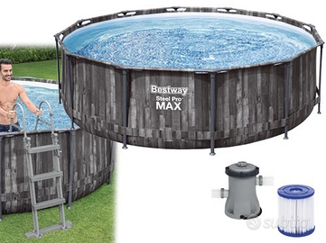 Piscina Tonda Bestway steel pro max