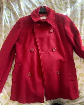 cappotto rosso lana INTREND