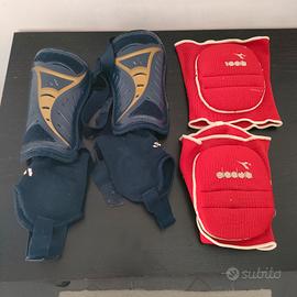 Parastinchi calcio e ginocchiere per pallavolo 