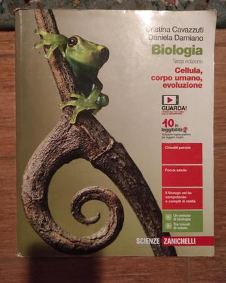 BIOLOGIA cellula,corpo umano,evoluzione Zanichelli