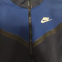 felpa tech Nike blu