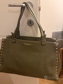 Borsa Twinset in ecopelle martellata