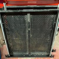 Due Cassetti Metallo Nero Estraibili Guide Sfera