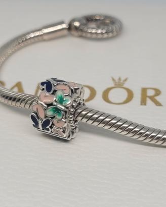 Clip Pandora Originale Farfalle Colorate 