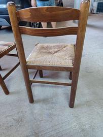 Sedie in legno