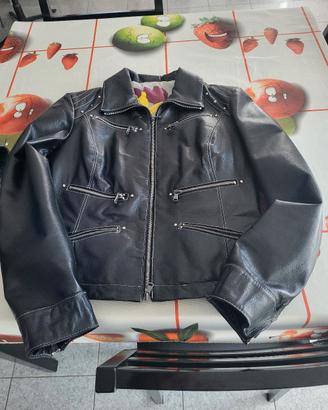 giubbotto vera pelle donna