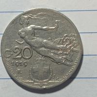 20 centesimi 1919 donna librata 