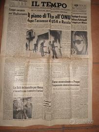 IL TEMPO - Giornale di Martedì 22 agosto 1967