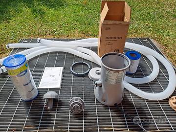 pompa filtro piscina Bestway 58386 con 2 cartucce