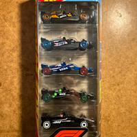 Hot Wheels 2024 FORMULA 1 set di 5 macchinini