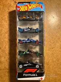 Hot Wheels 2024 FORMULA 1 set di 5 macchinine