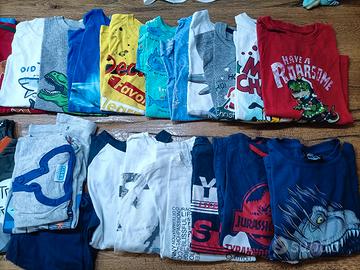 Vestiti bambino estivi e invernali 6/7 anni