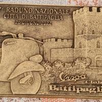 placca raduno vespa club Battipaglia 