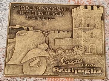 placca raduno vespa club Battipaglia 