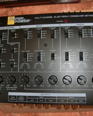 CROSSOVER ATTIVO MULTICANALE FRONT+REAR SUBWOOFER