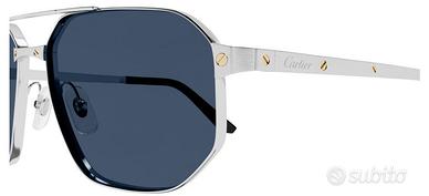 Occhiali Cartier Santos Platino 
