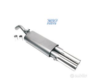 SILENZIATORE DI SCARICO PER VOLKSWAGEN VW GOLF II 