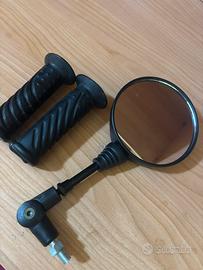 manopole, specchietto  pieghevole