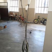 piantana in ferro battuto