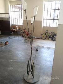 piantana in ferro battuto