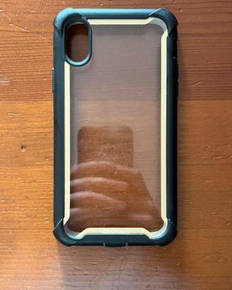 Cover 360 iPhone X nero/oro con scatola originale