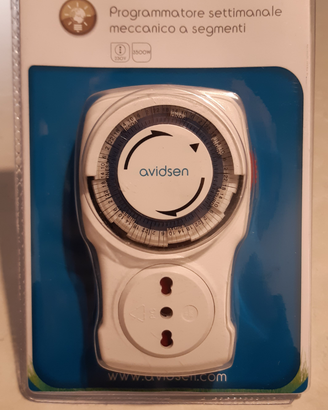 Timer Avidsen programmatore settimanale luci