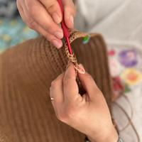 Borsa in rafia naturale