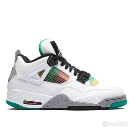 Air Jordan 4 Retro Lucid Green Rasta