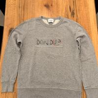 Felpa girocollo uomo Dondup taglia M col grigio