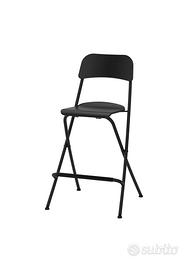 6 Sgabelli Ikea Franklin nero