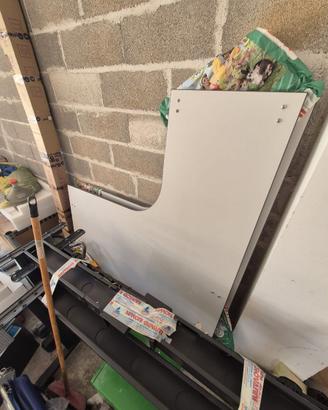 2 Scrivanie angolo 160x160+armadio+2 cassettiere