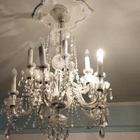 lampadario in cristallo di Boemia