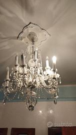 lampadario in cristallo di Boemia