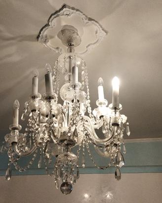 lampadario in cristallo di Boemia