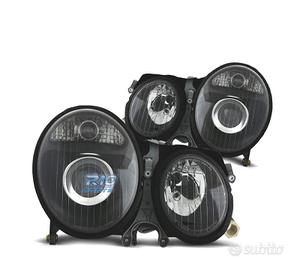 FARI PER MERCEDES CLASSE E W210 99-02 FONDO NERO
