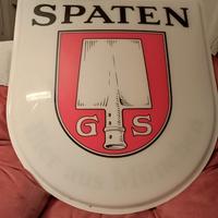 Tabella pubblicitaria SPATEN in plexiglass