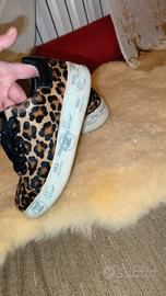 scarpe premiata leopardato 