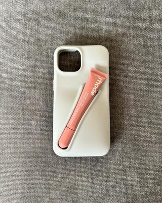 Cover iPhone 14 con porta lucidalabbra