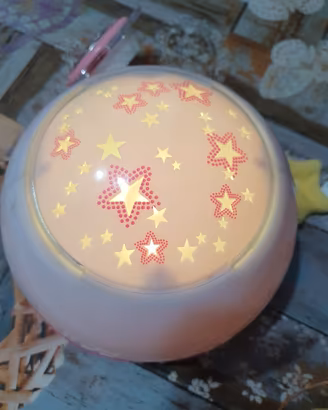 Lampada notturna sonora bambina 