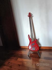 basso elettrico asashi rosso 