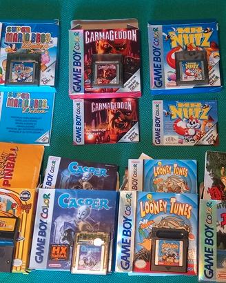 SUPER Collezione 11x giochi per game boy color