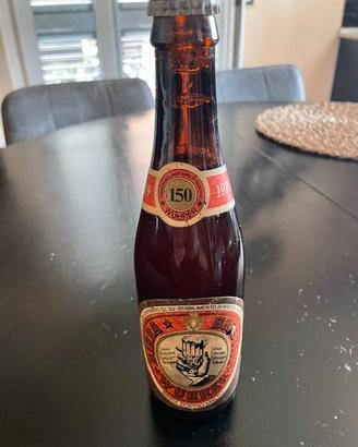 Bottiglia Birra Wuhrer commemorativa