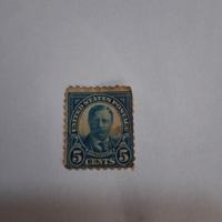 francobollp da 5c. Roosevelt raro emis.1922/1931