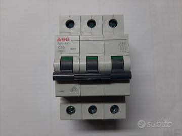 AEG Interruttore aut. magnetotermico 3P. 10A 6kA
