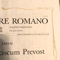 L’Osservatore Romano. Papa Leone, ed. straordina