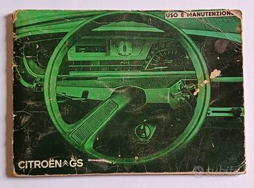Manuale istruzioni Citroen GS 1972