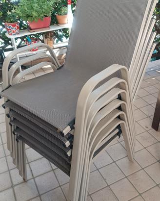 Sedie da giardino 