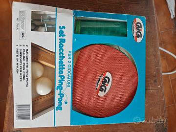 Set racchette ping pong vintage