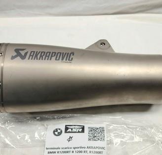 terminale scarico sportivo AKRAPOVIC BMW R1200RT R